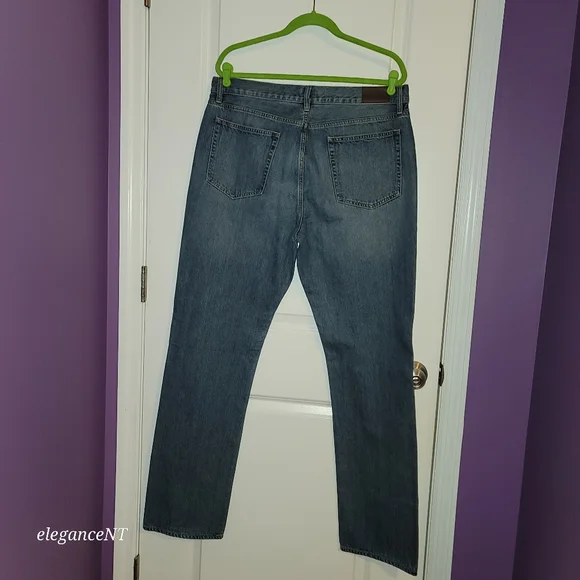 J Crew The Bleecker Straight Leg jeans 35 x 34 NWT - Picture 5 of 9